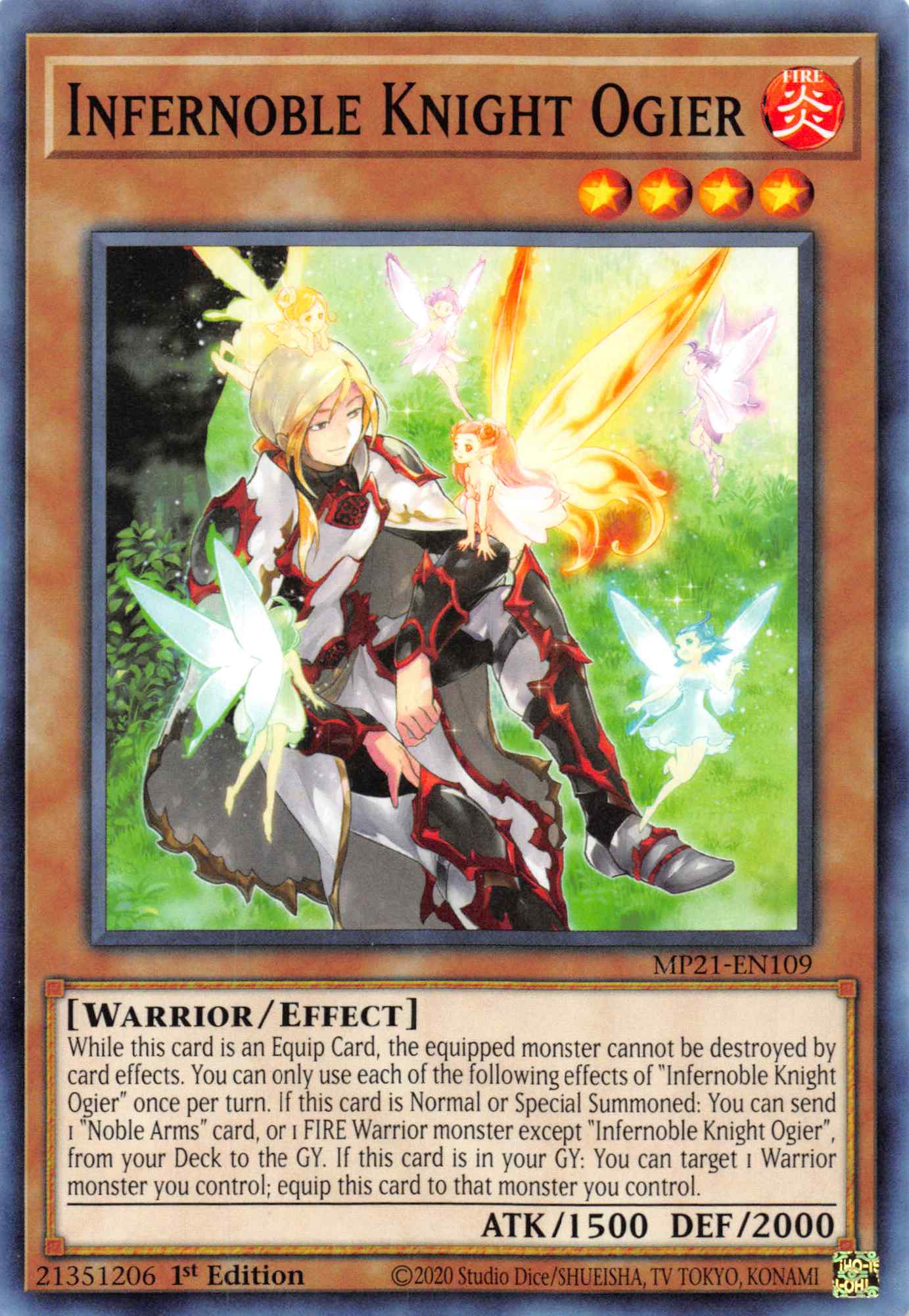 Infernoble Knight Ogier [MP21-EN109] Common | The CG Realm