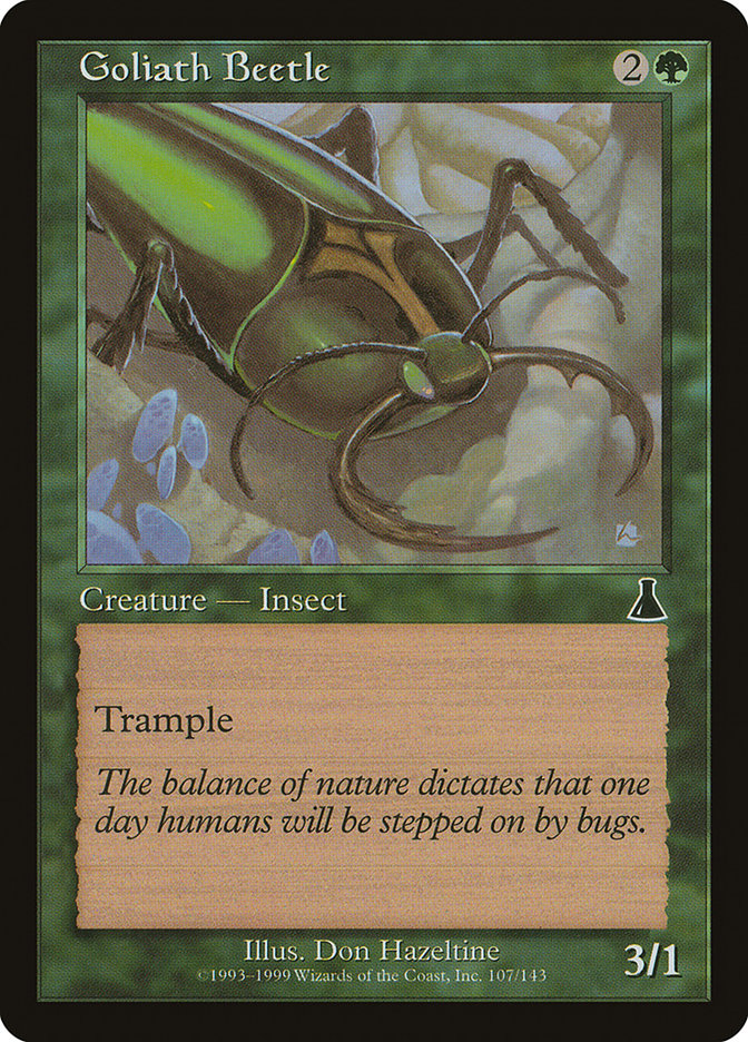 Goliath Beetle [Urza's Destiny] | The CG Realm