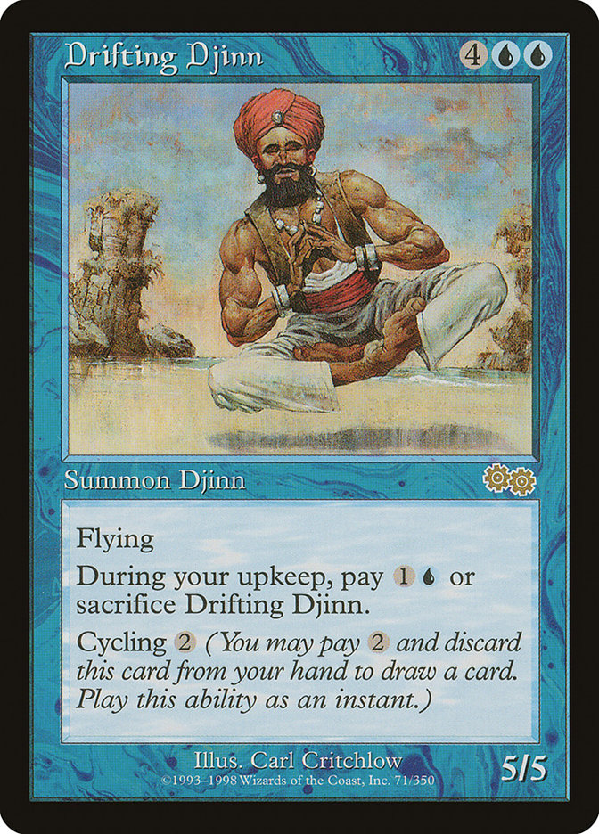 Drifting Djinn [Urza's Saga] | The CG Realm