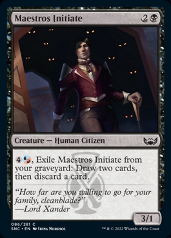 Maestros Initiate [Streets of New Capenna] | The CG Realm