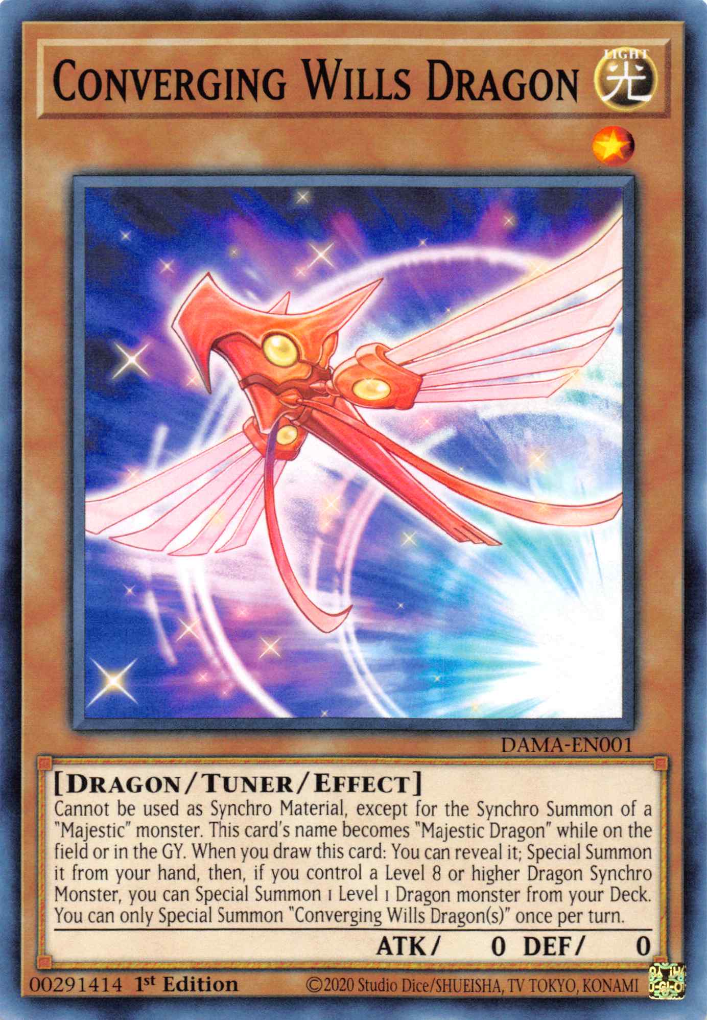 Convergging Wills Dragon [DAMA-EN001] Common | The CG Realm