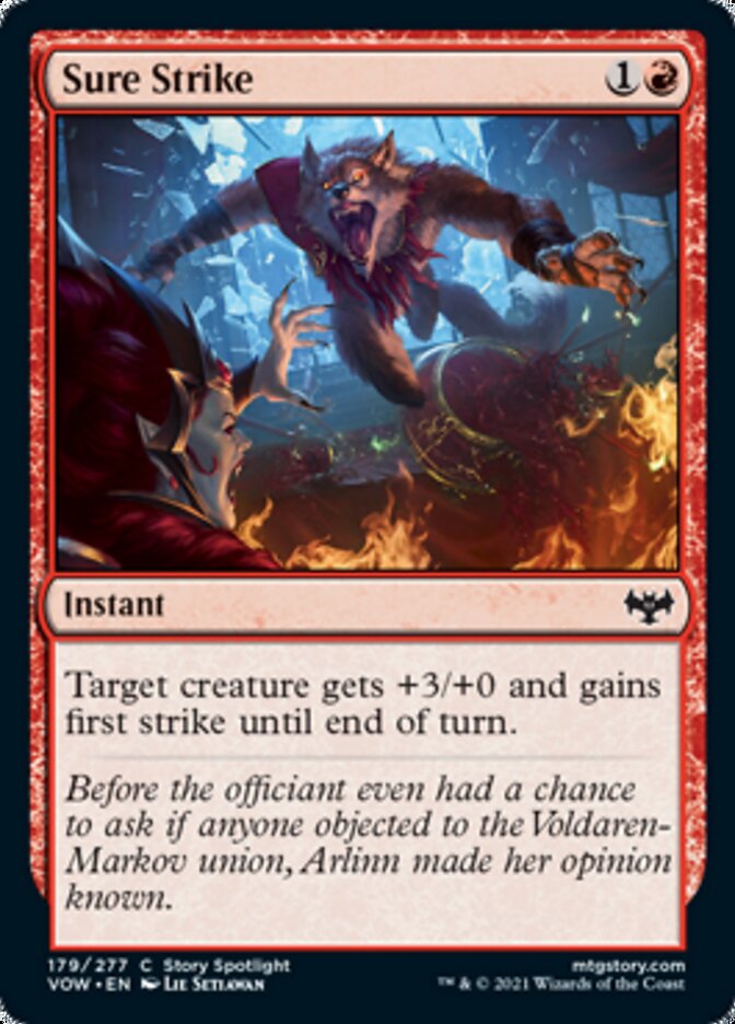 Sure Strike [Innistrad: Crimson Vow] | The CG Realm