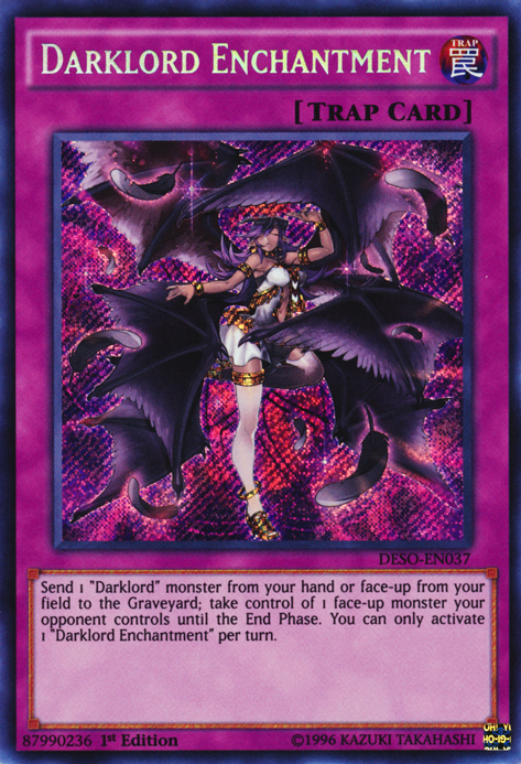 Darklord Enchantment [DESO-EN037] Secret Rare | The CG Realm