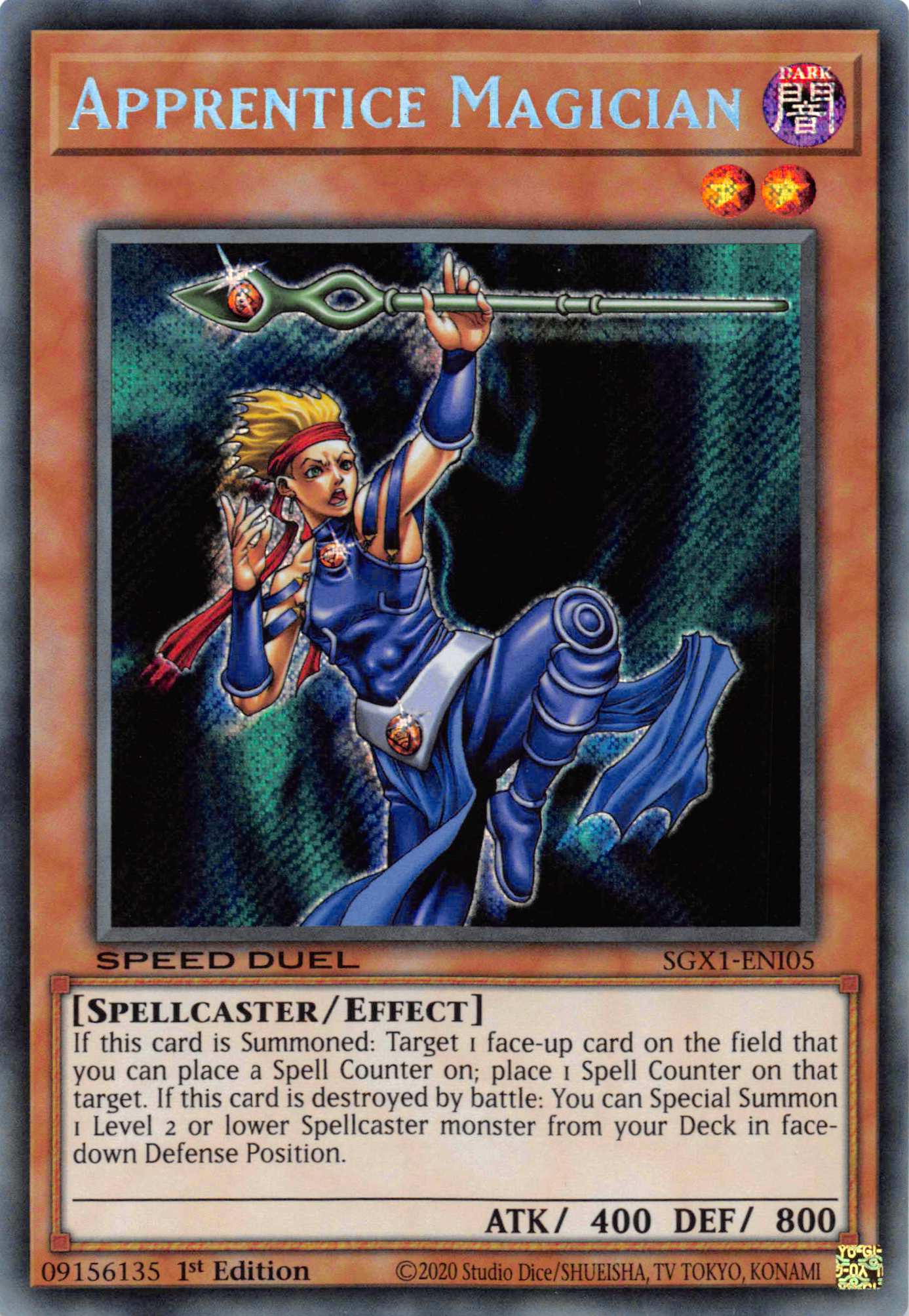 Apprentice Magician [SGX1-ENI05] Secret Rare | The CG Realm