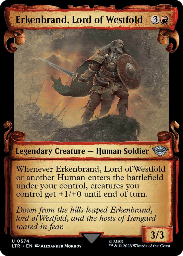 Erkenbrand, Lord of Westfold [The Lord of the Rings: Tales of Middle-Earth Showcase Scrolls] | The CG Realm