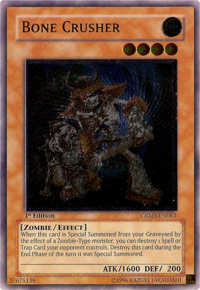 Bone Crusher [CRMS-EN083] Ultimate Rare | The CG Realm