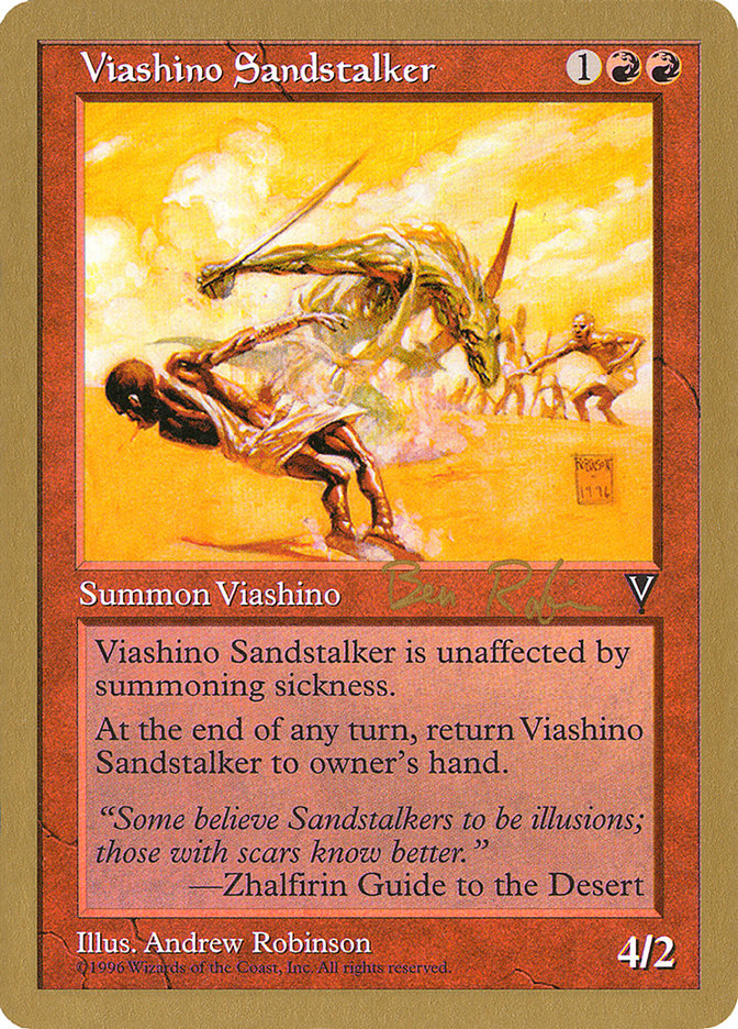 Viashino Sandstalker (Ben Rubin) [World Championship Decks 1998] | The CG Realm