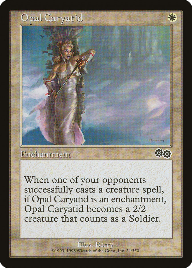 Opal Caryatid [Urza's Saga] | The CG Realm