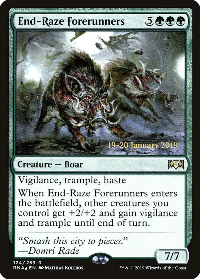 End-Raze Forerunners [Ravnica Allegiance Prerelease Promos] | The CG Realm