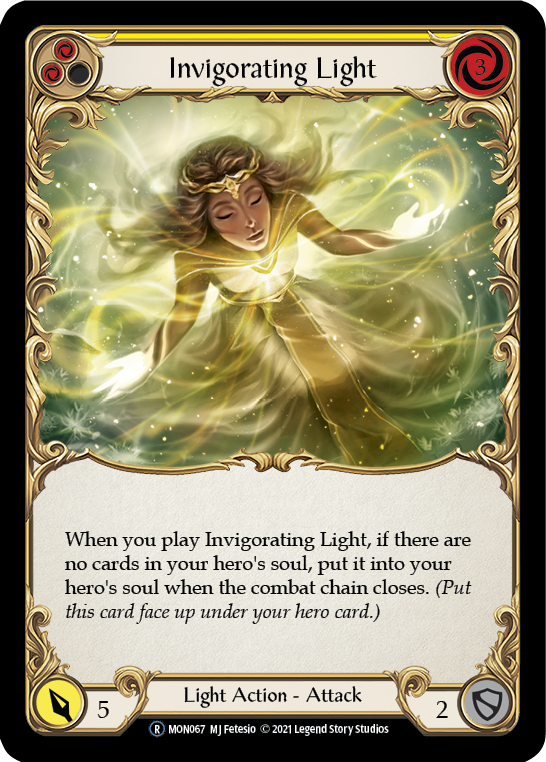 Invigorating Light (Yellow) [U-MON067] (Monarch Unlimited)  Unlimited Normal | The CG Realm