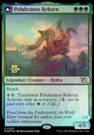 Polukranos Reborn // Polukranos, Engine of Ruin [March of the Machine Prerelease Promos] | The CG Realm