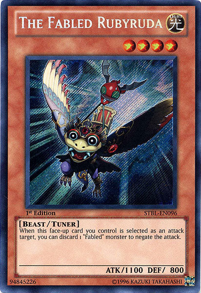 The Fabled Rubyruda [STBL-EN096] Secret Rare | The CG Realm