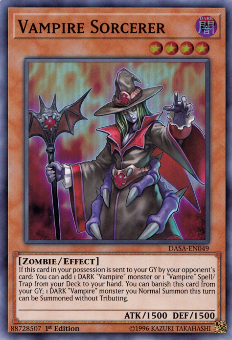 Vampire Sorcerer [DASA-EN049] Super Rare | The CG Realm