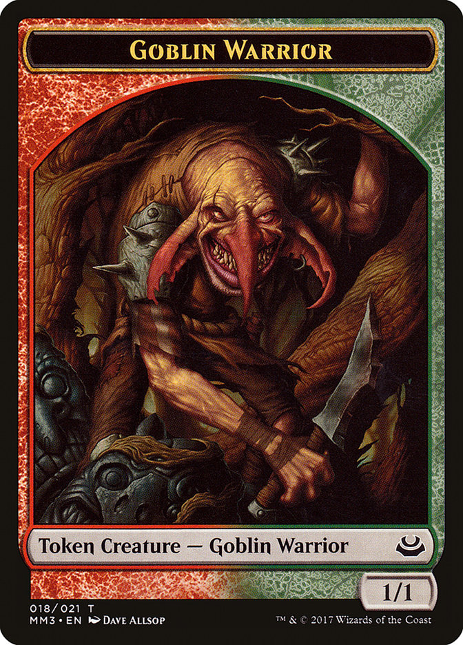 Goblin Warrior Token [Modern Masters 2017 Tokens] | The CG Realm