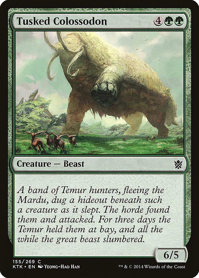 Tusked Colossodon [Khans of Tarkir] | The CG Realm