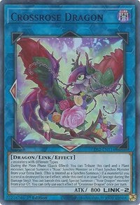 Crossrose Dragon (Purple) [LDS2-EN114] Ultra Rare | The CG Realm