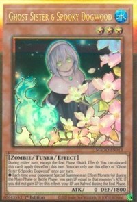 Ghost Sister & Spooky Dogwood (Alternate Art) [MAGO-EN013] Gold Rare | The CG Realm