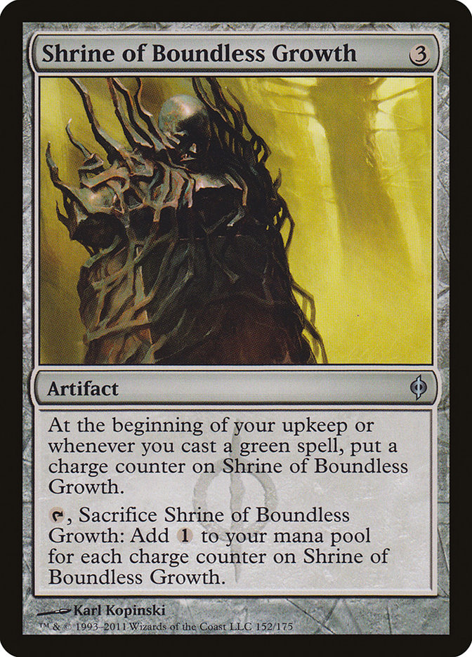 Shrine of Boundless Growth [New Phyrexia] | The CG Realm