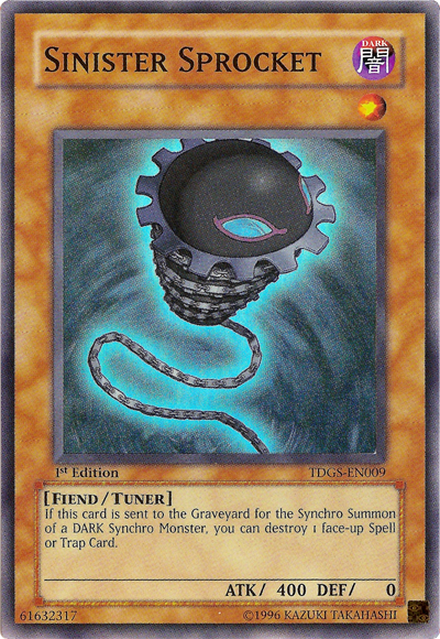 Sinister Sprocket [TDGS-EN009] Super Rare | The CG Realm