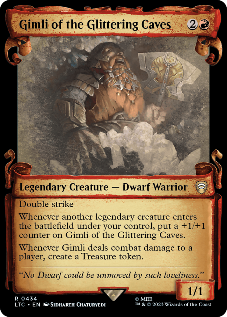 Gimli of the Glittering Caves [The Lord of the Rings: Tales of Middle-Earth Commander Showcase Scrolls] | The CG Realm