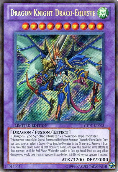 Dragon Knight Draco-Equiste [CT07-EN003] Secret Rare | The CG Realm