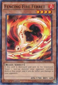 Fencing Fire Ferret (Shatterfoil) [BP03-EN107] | The CG Realm