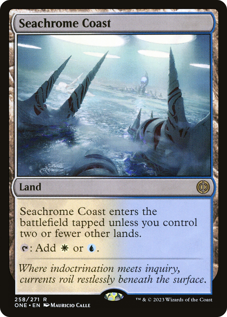 Seachrome Coast [Phyrexia: All Will Be One] | The CG Realm