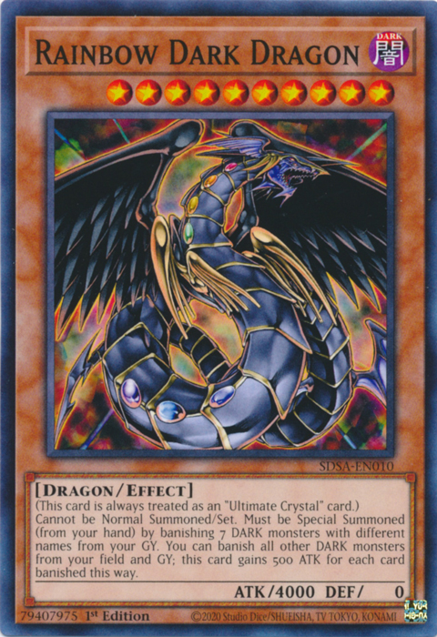 Rainbow Dark Dragon [SDSA-EN010] Common | The CG Realm