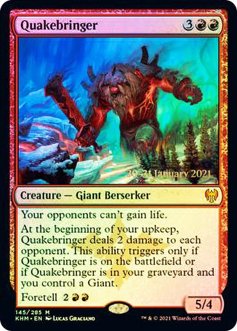 Quakebringer [Kaldheim Prerelease Promos] | The CG Realm