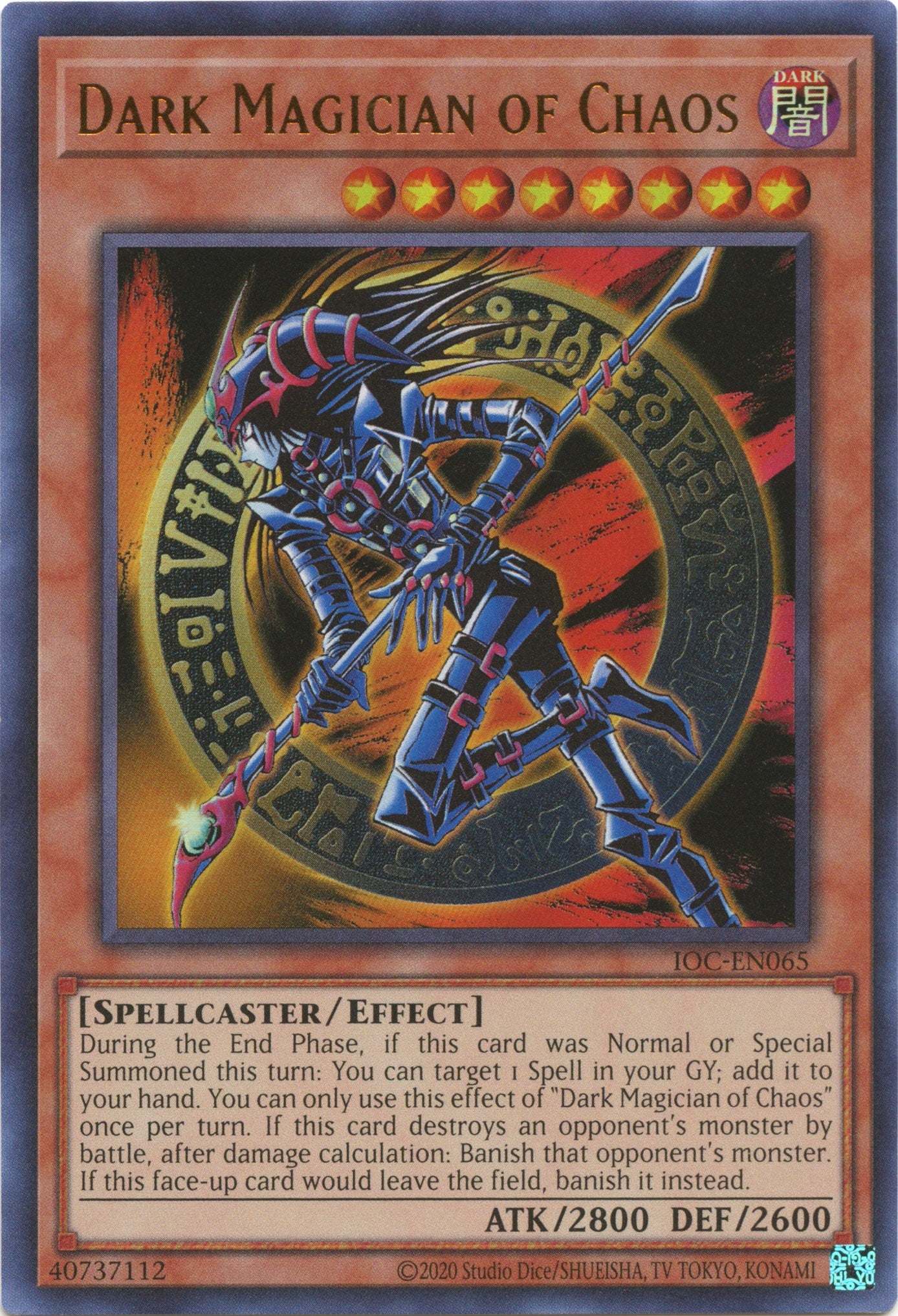 Dark Magician of Chaos (25th Anniversary) [IOC-EN065] Ultra Rare | The CG Realm