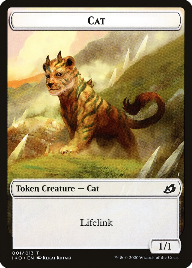 Cat Token [Ikoria: Lair of Behemoths Tokens] | The CG Realm