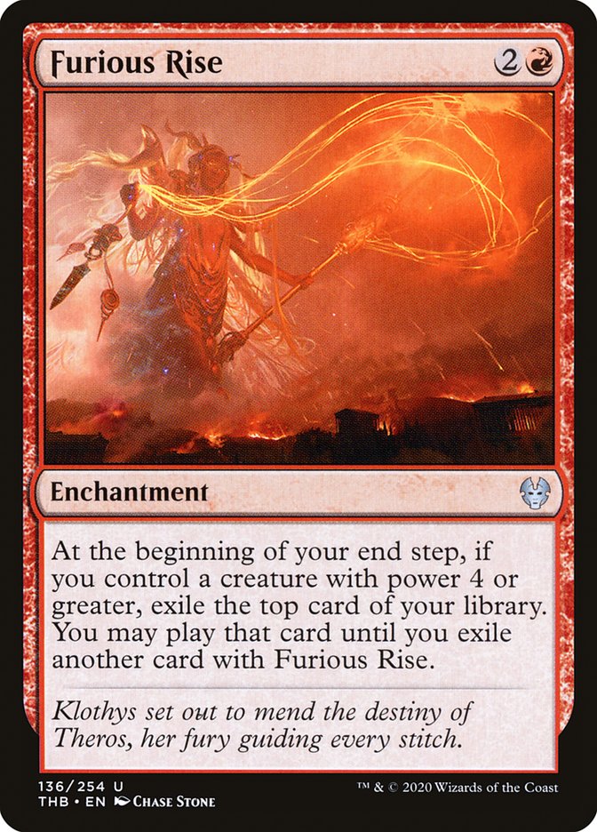 Furious Rise [Theros Beyond Death] | The CG Realm