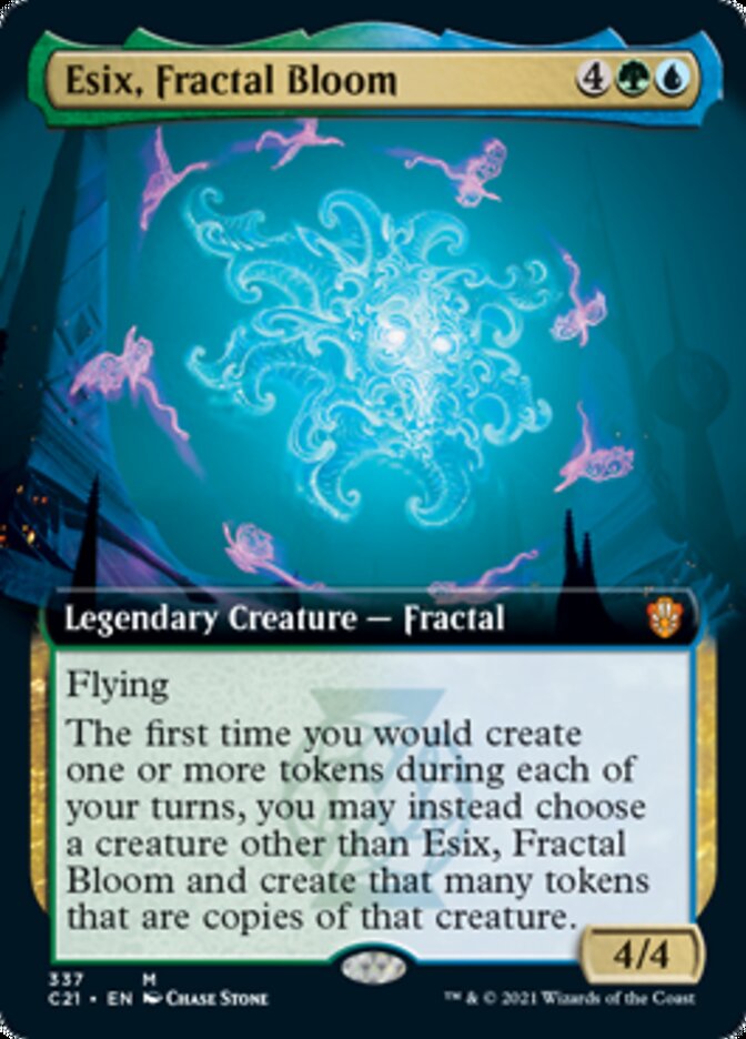 Esix, Fractal Bloom (Extended Art) [Commander 2021] | The CG Realm