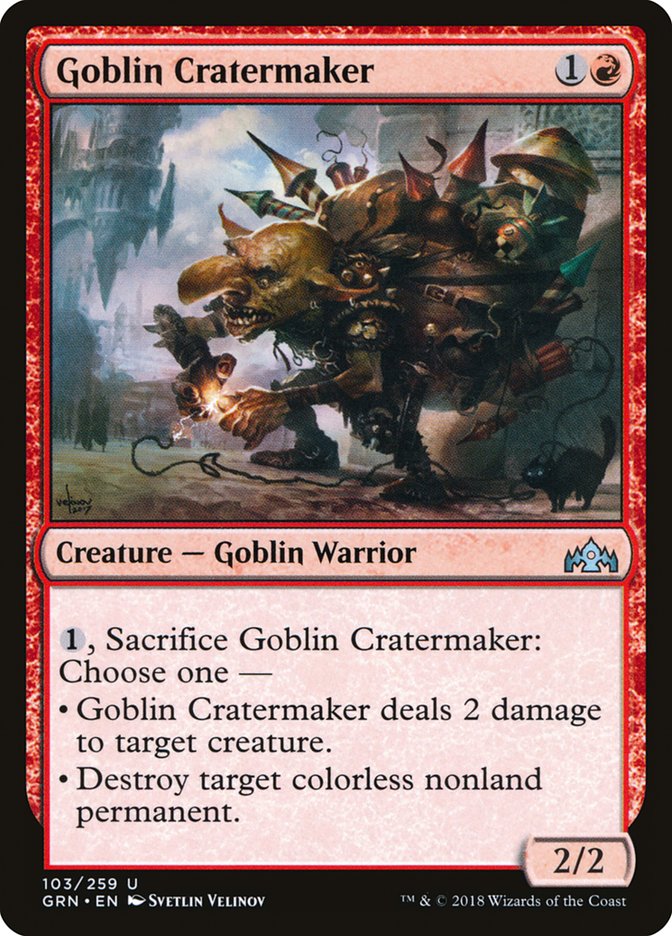 Goblin Cratermaker [Guilds of Ravnica] | The CG Realm