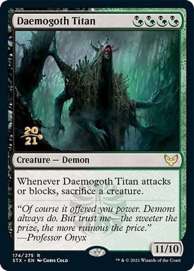 Daemogoth Titan [Strixhaven: School of Mages Prerelease Promos] | The CG Realm