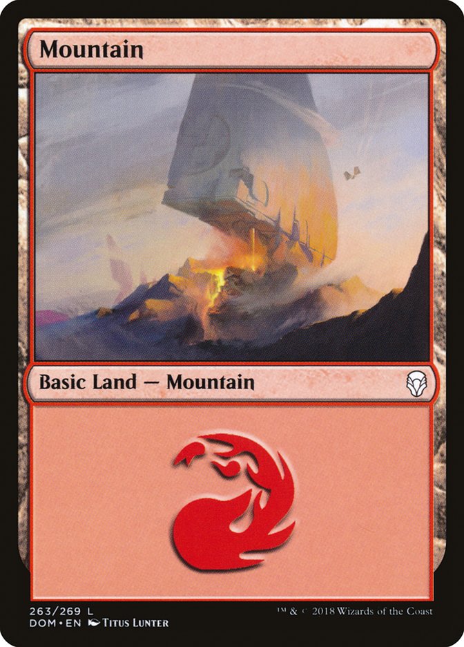 Mountain (263) [Dominaria] | The CG Realm