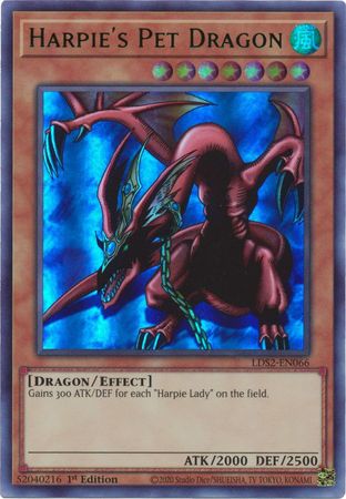 Harpie's Pet Dragon (Green) [LDS2-EN066] Ultra Rare | The CG Realm