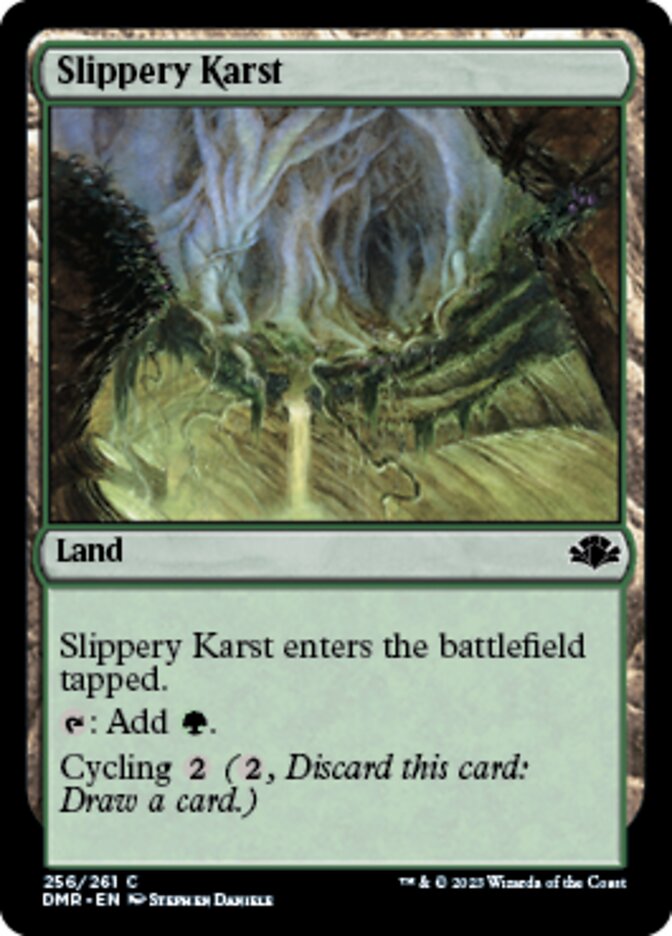 Slippery Karst [Dominaria Remastered] | The CG Realm