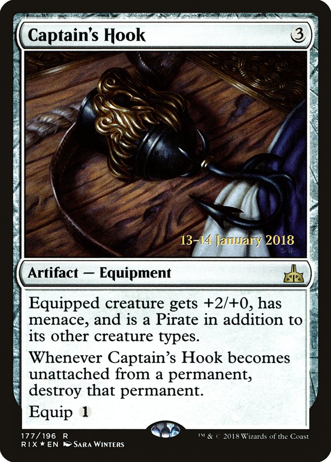 Captain's Hook [Rivals of Ixalan Prerelease Promos] | The CG Realm