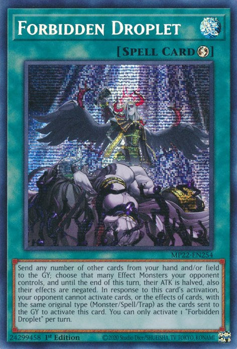 Forbidden Droplet [MP22-EN254] Prismatic Secret Rare | The CG Realm