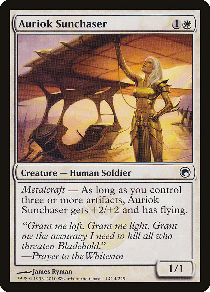 Auriok Sunchaser [Scars of Mirrodin] | The CG Realm