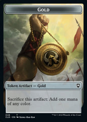 Gold // Dragon Double-Sided Token [Commander Legends: Battle for Baldur's Gate Tokens] | The CG Realm