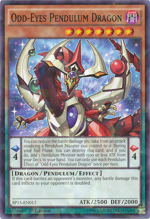 Odd-Eyes Pendulum Dragon [SP15-EN012] Shatterfoil Rare | The CG Realm