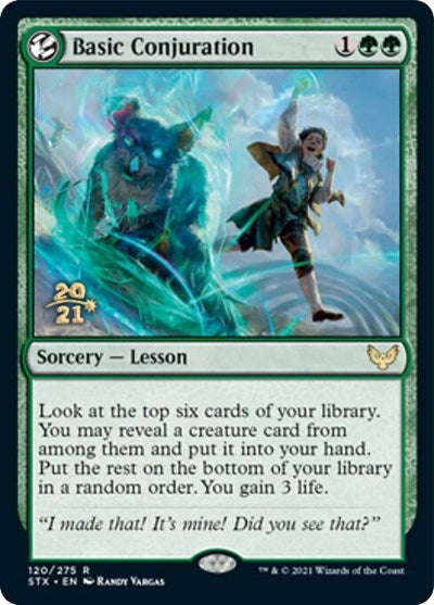 Basic Conjuration [Strixhaven: School of Mages Prerelease Promos] | The CG Realm