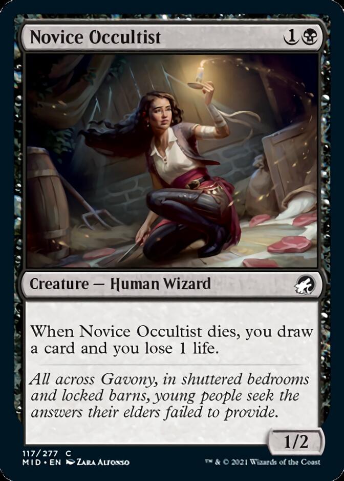 Novice Occultist [Innistrad: Midnight Hunt] | The CG Realm