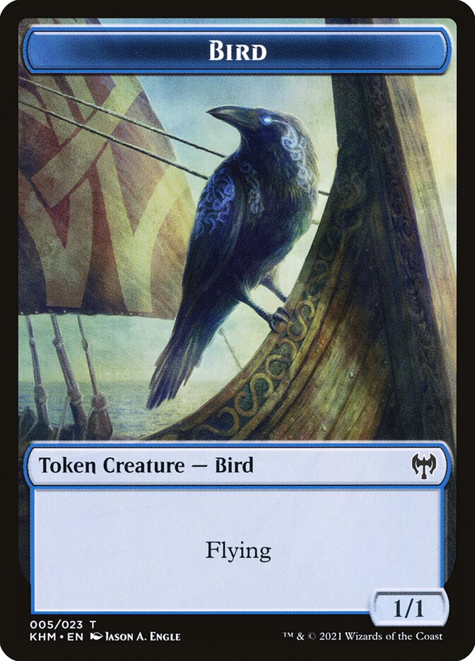 Treasure // Bird Double-Sided Token [Kaldheim Tokens] | The CG Realm