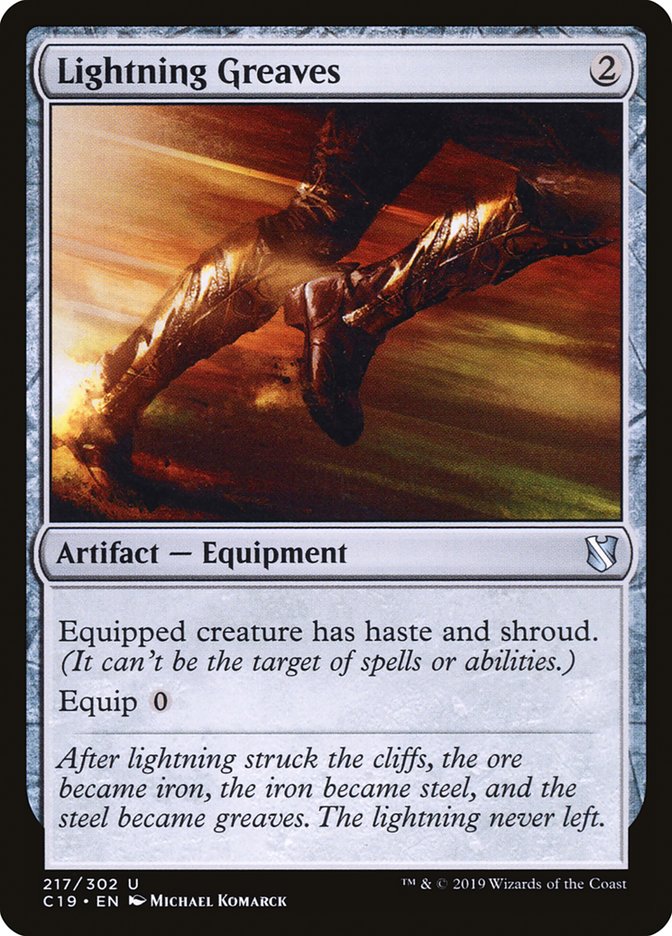 Lightning Greaves [Commander 2019] | The CG Realm