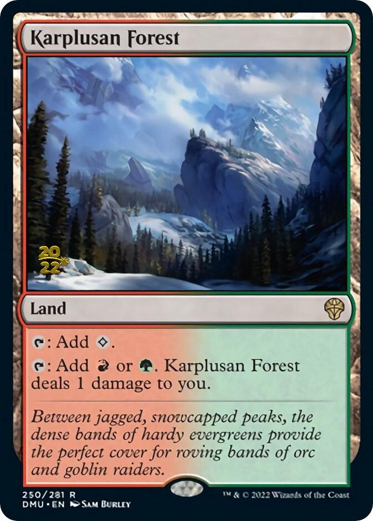 Karplusan Forest [Dominaria United Prerelease Promos] | The CG Realm