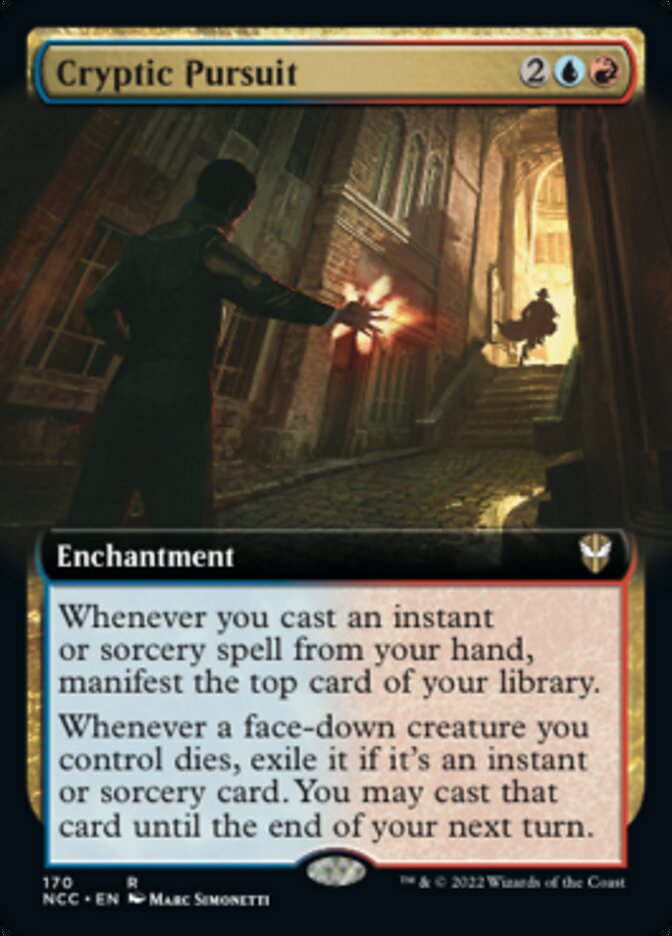 Cryptic Pursuit (Extended Art) [Streets of New Capenna Commander] | The CG Realm