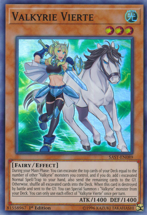 Valkyrie Vierte [SAST-EN089] Super Rare | The CG Realm